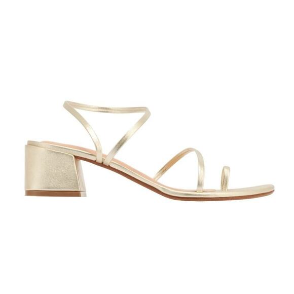 ANCIENT GREEK SANDALS Chora Gold Leather Toe Loop Ankle Wrap Handmade Sz 38/7.5 - Picture 3 of 11